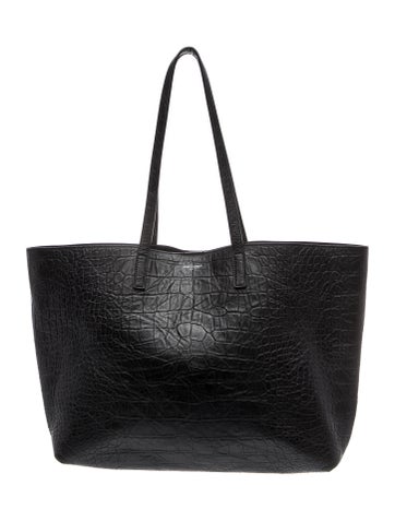 Leather Tote East West