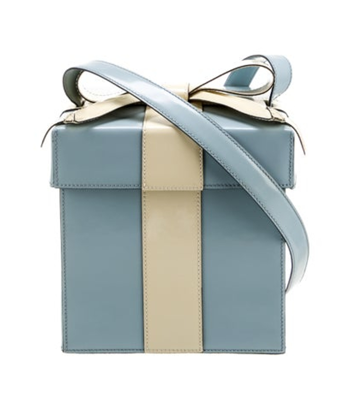 Moschino Patent Leather Tiffany Box Vintage