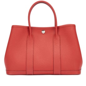Hermes Rouge Duchesse Negonda Garden Party 30 TPM Palladium Hardware, 2020