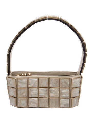 Cult Gaia Mother Of Pearl Shoulder Bag