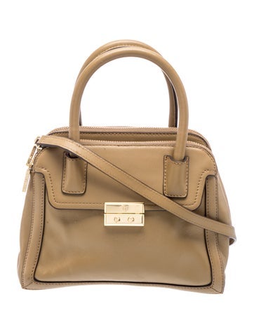 Leather Top Handle Bag