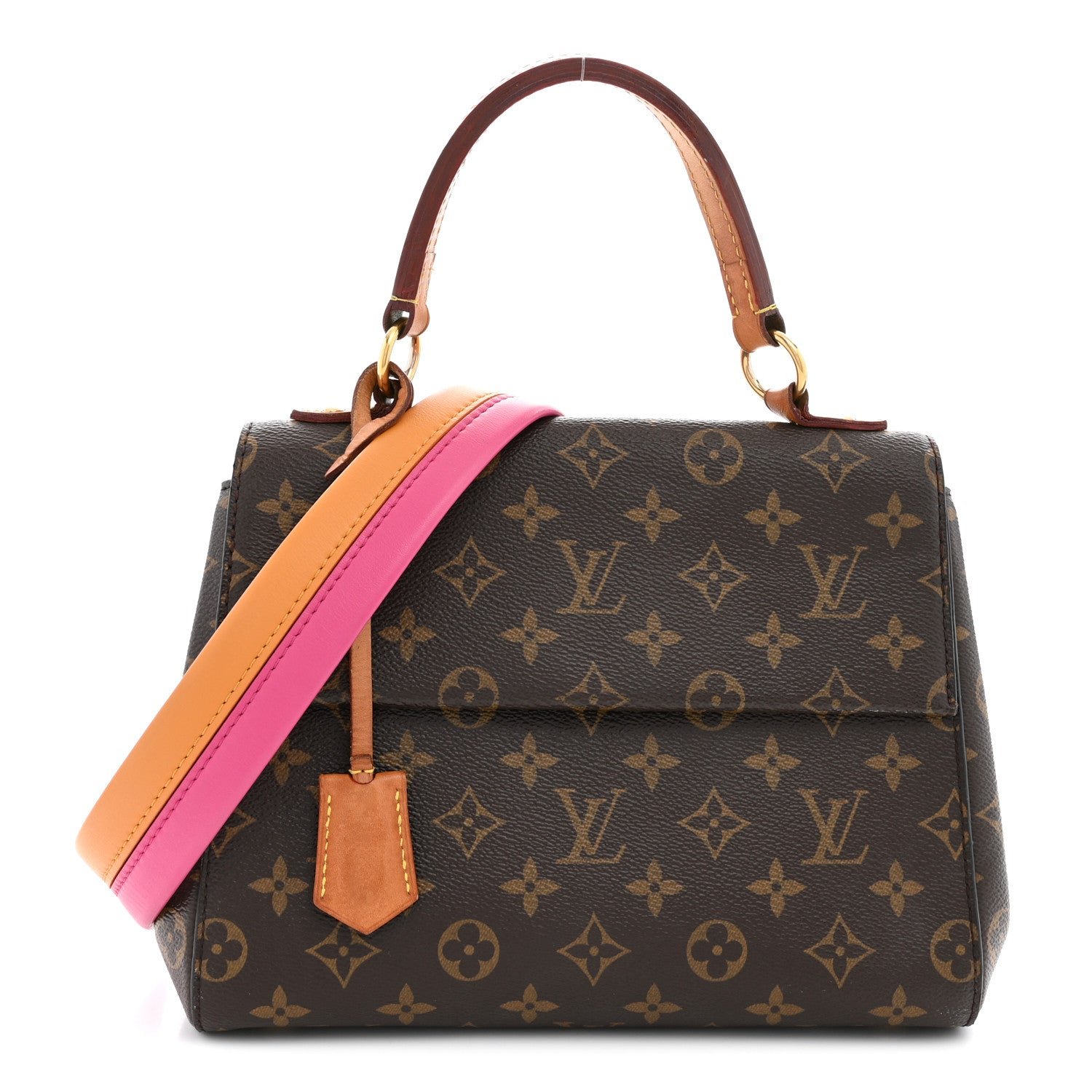 Louis Vuitton Monogram Cluny BB Hot Pink Safran Imperial