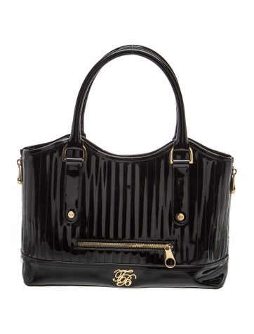 Patent Leather Top Handle Bag
