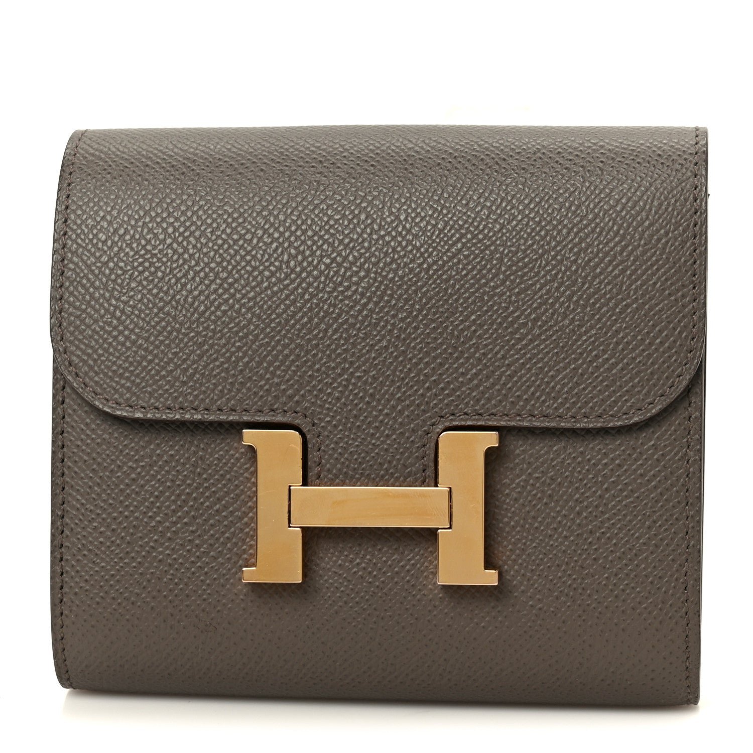 Hermes Epsom Constance Short Wallet Etain