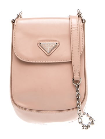 Enameled Metal Triangle Crossbody Bag