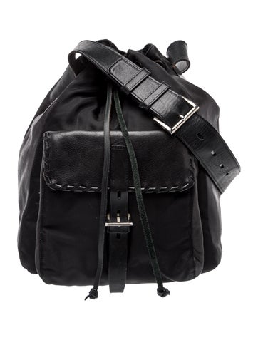 Tessuto Nylon Bucket Bag