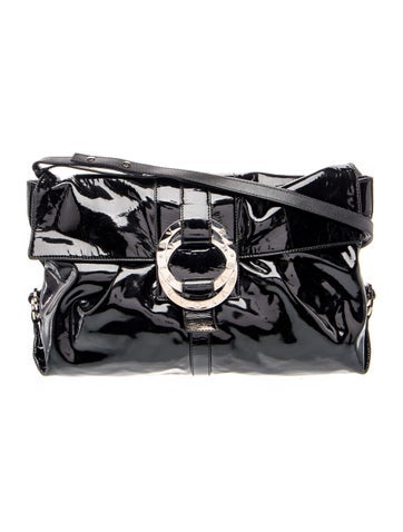 Bvlgari Patent Leather Shoulder Bag