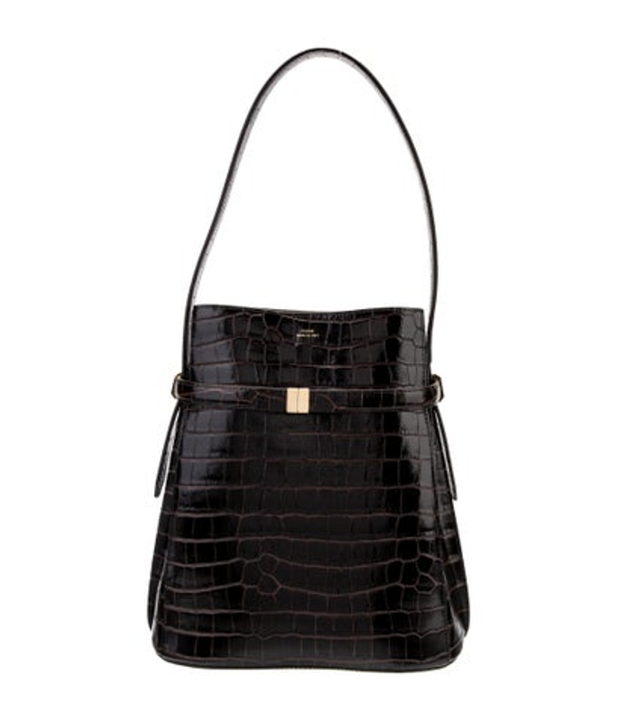 TOTEME Crocodile Belted Bag