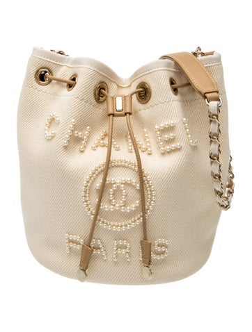 Pearls Deauville Bucket Bag