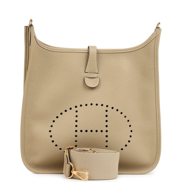 Hermes Hermes Evelyne III PM Trench Clemence Gold Hardware