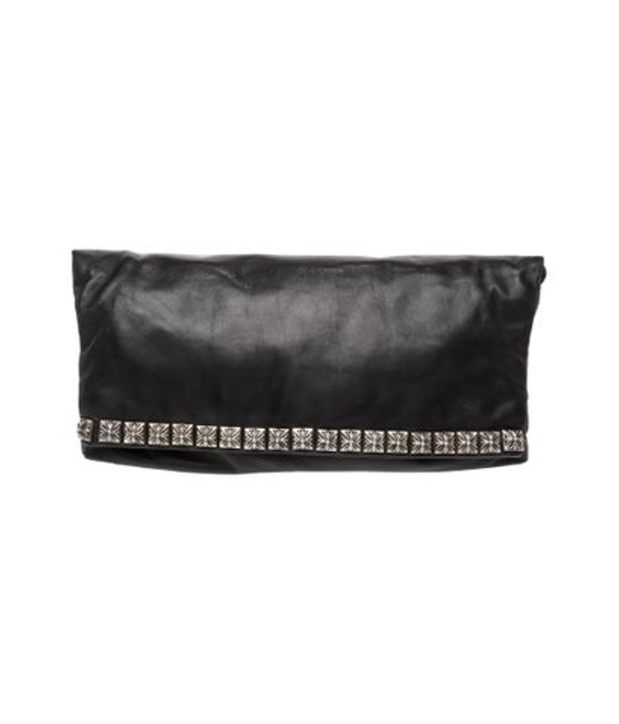 Chrome Hearts Hearts Leather Clutch