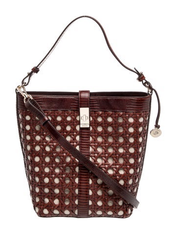 Brahmin Leather Bucket Bag