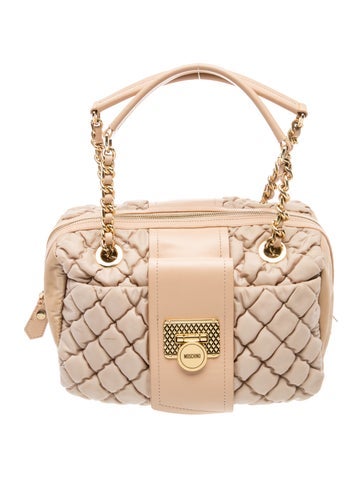 Moschino Nylon Top Handle Bag