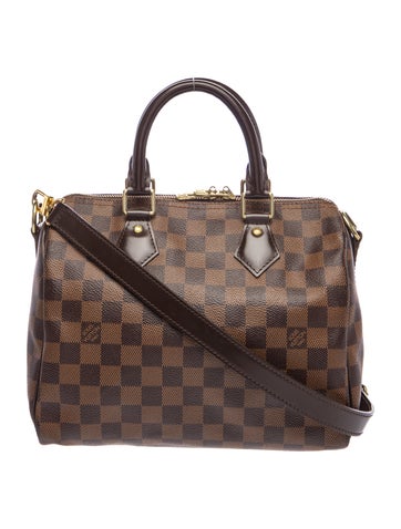 Damier Ebene Speedy Bandouliere 25