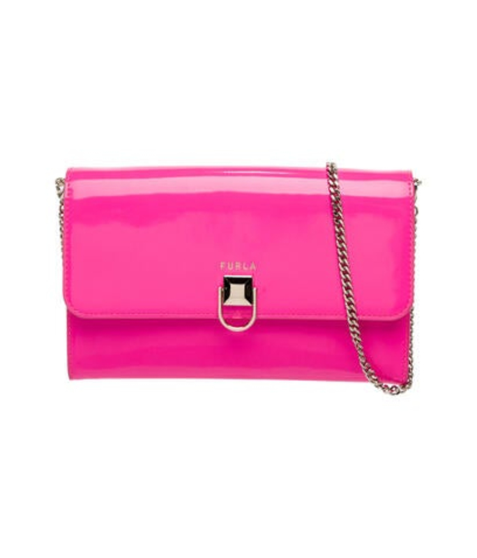 Furla Patent Leather Clutch