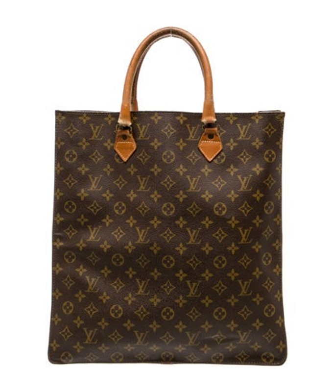 Louis Vuitton Vuitton Lv Monogram Sac Plat Vintage