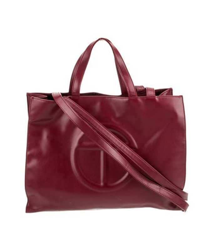 Telfar Signature Oxblood Shopping Bag Large