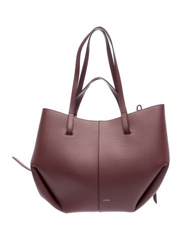 Polene Leather Top Handle Bag