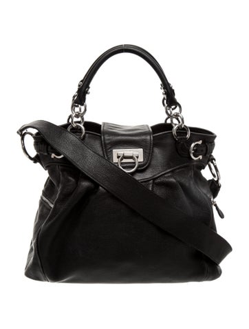 Leather Top Handle Bag