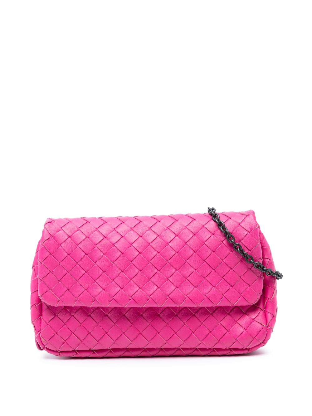 2012-2025 Mini Nappa Intrecciato Expandable Chain Flap crossbody bag