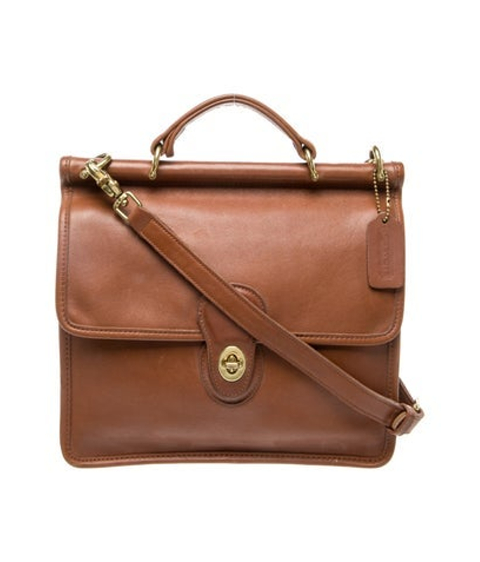 Coach Leather Top Handle Bag Vintage