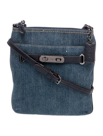 Denim Messenger Bag