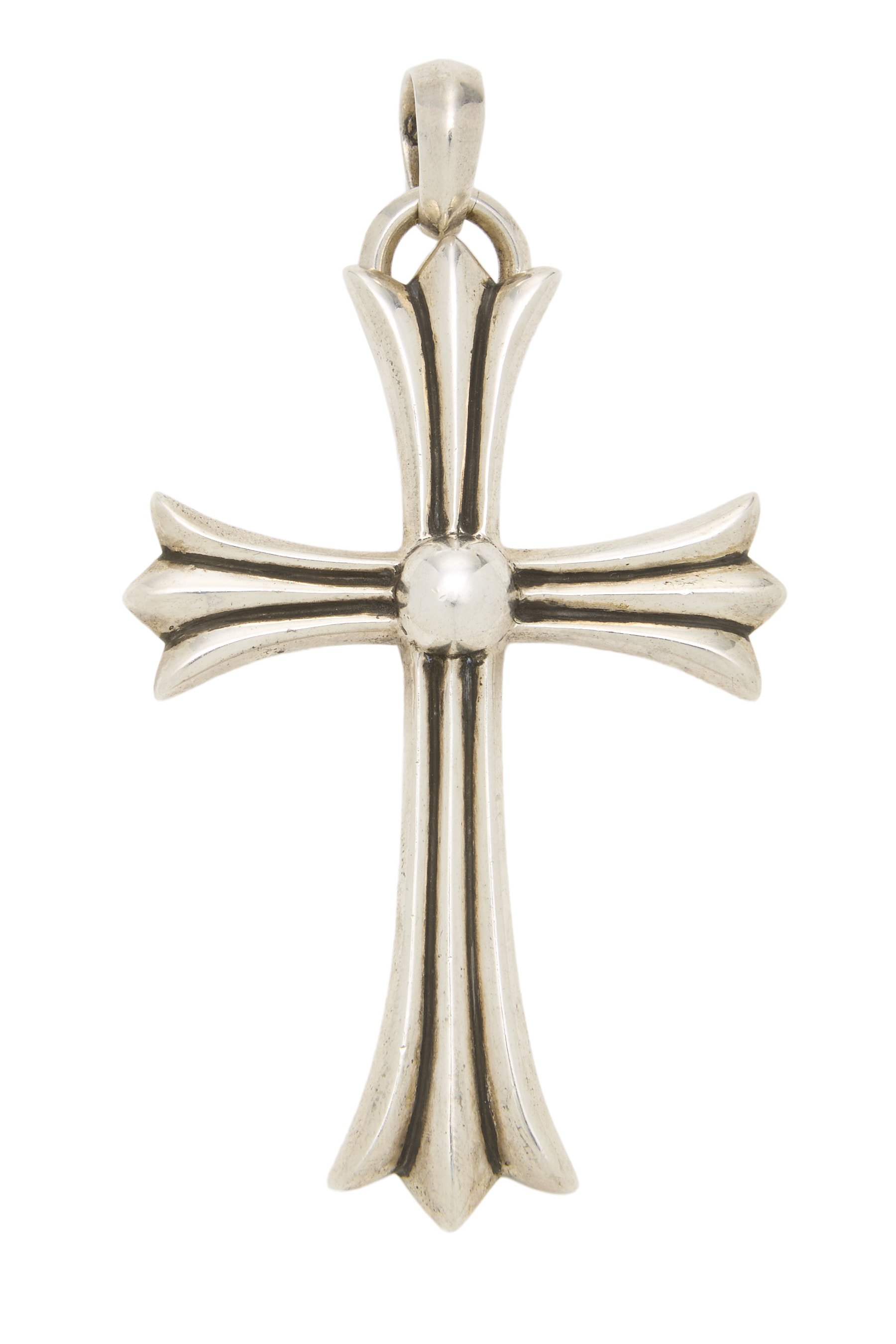 Chrome Hearts Sterling Silver Cross Pendant