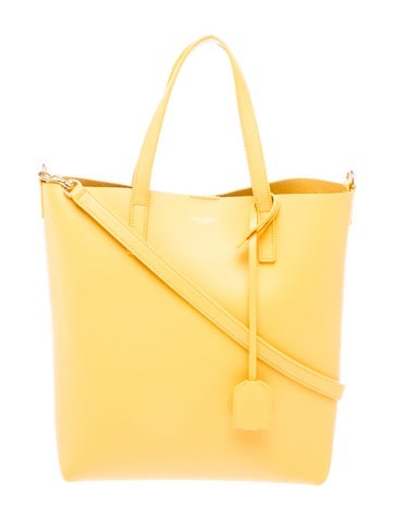 Saint Laurent Leather North/South Shopping Toy