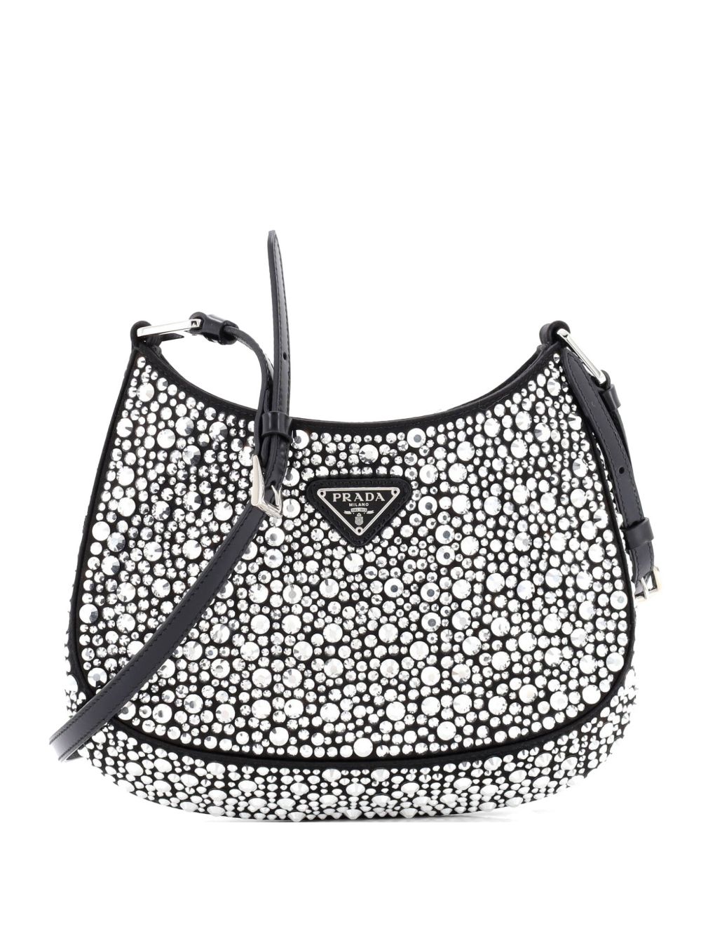 Cleo Shoulder Bag Crystal Embellished Satin Small crossbody bag