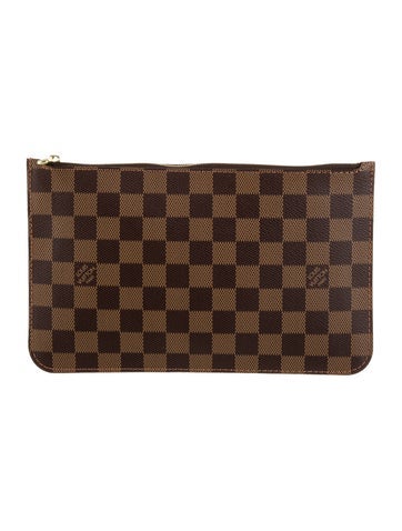 Louis Vuitton Damier Ebene Neverfull Pouch