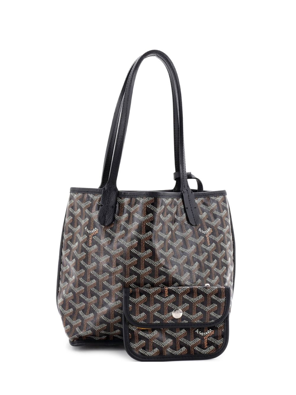 Anjou Reversible Tote Coated Canvas Mini satchel