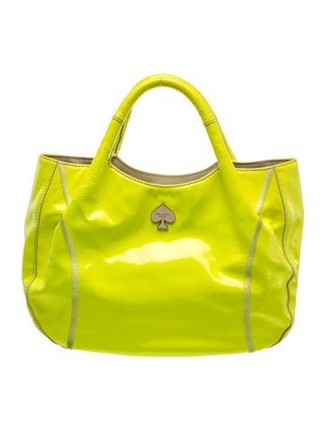 Patent Leather Top Handle Bag