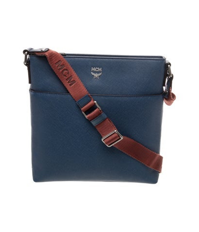MCM Leather Messenger Bag