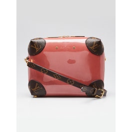 Louis Vuitton Vieux Rose Vernis Leather Miroir Venice Crossbody Bag
