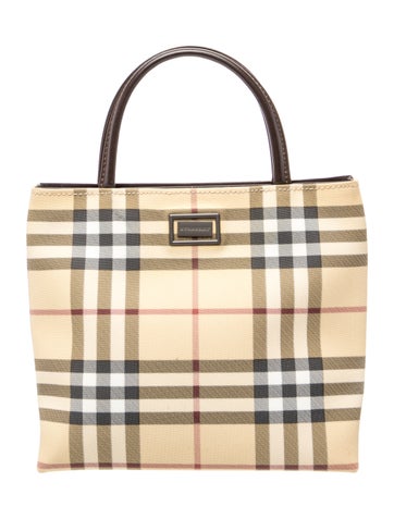 Nova Check Top Handle Bag