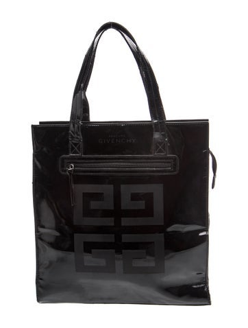 Patent Leather Top Handle Bag