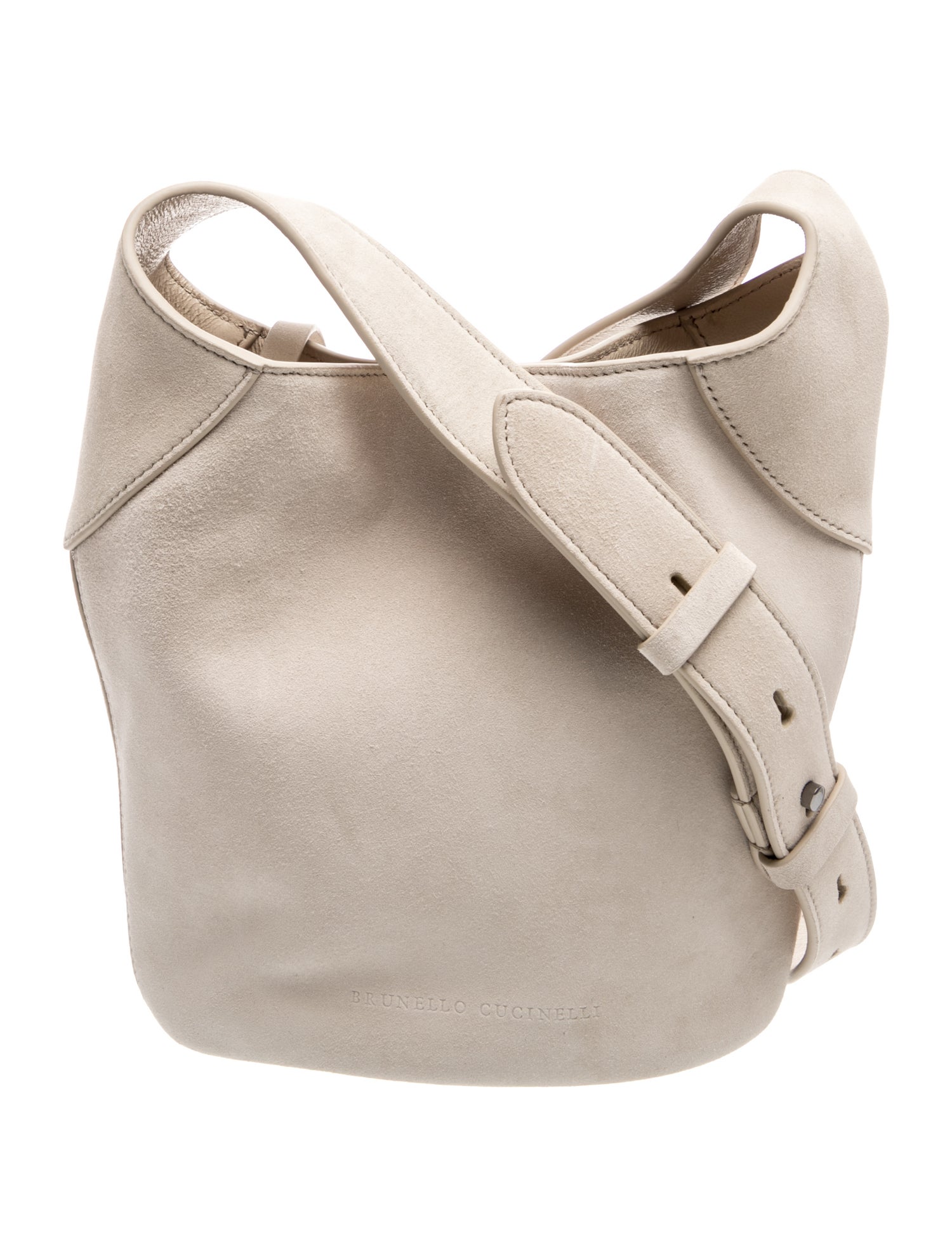 Brunello Cucinelli Suede Bucket Bag w/ Tags