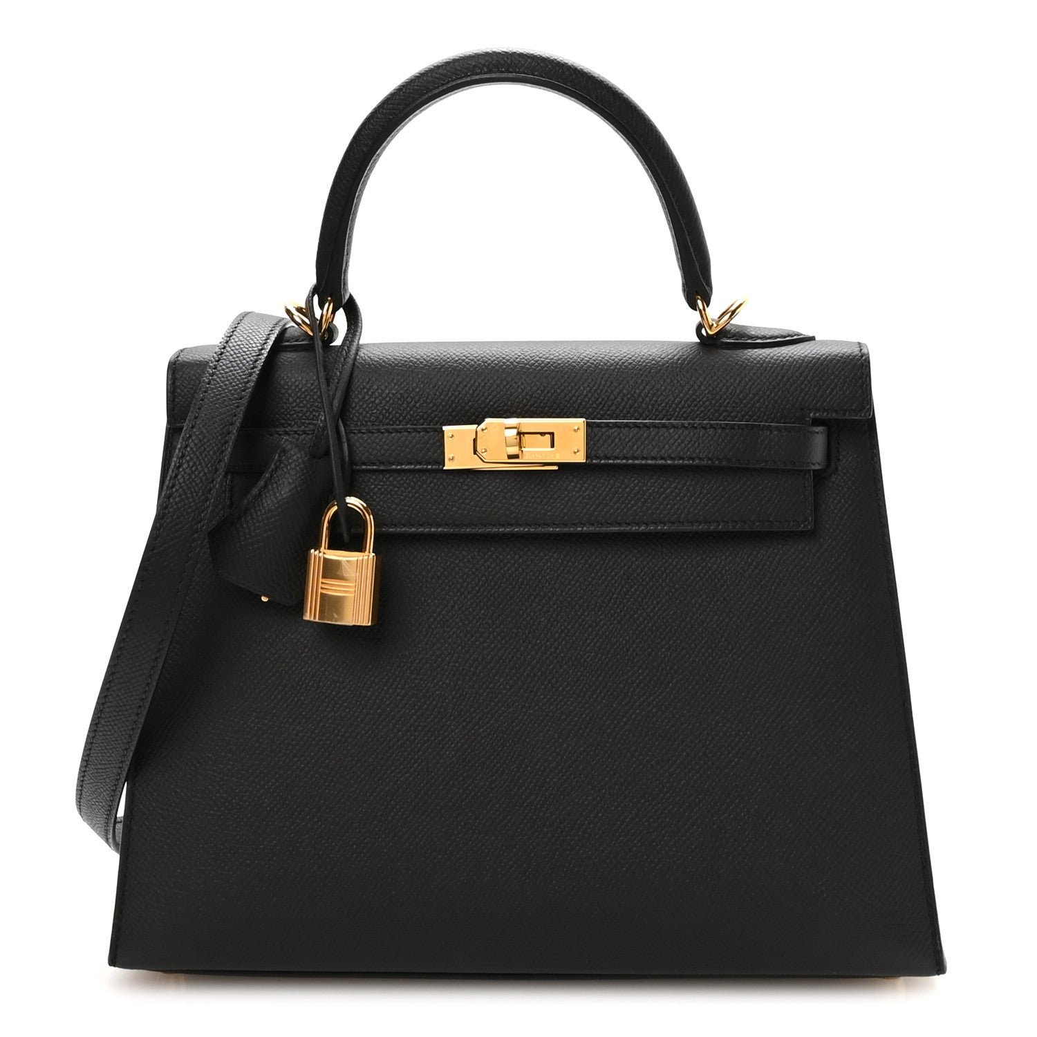 Hermes Epsom Kelly Sellier 25 Black