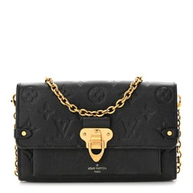 Louis Vuitton Empreinte Vavin Chain Wallet Black