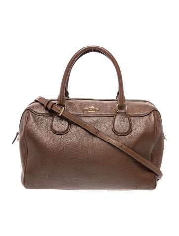 Leather Top Handle Bag