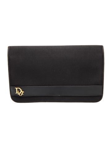 Oblique Jacquard Clutch