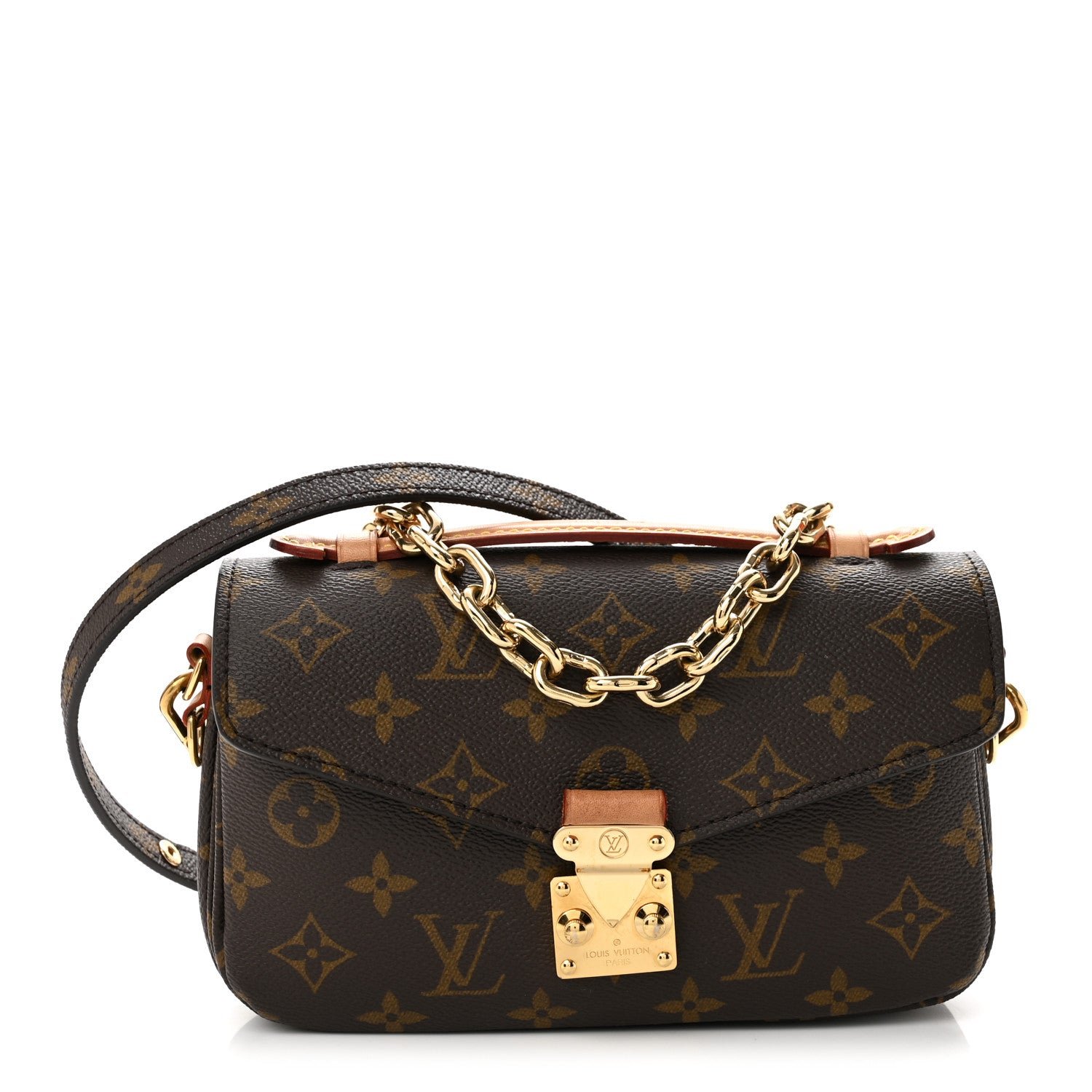 Louis Vuitton Monogram Pochette Metis East West