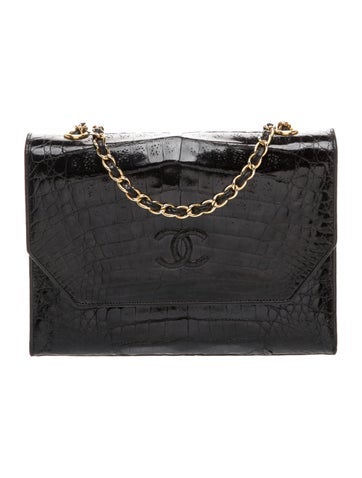 Crocodile Flap Bag