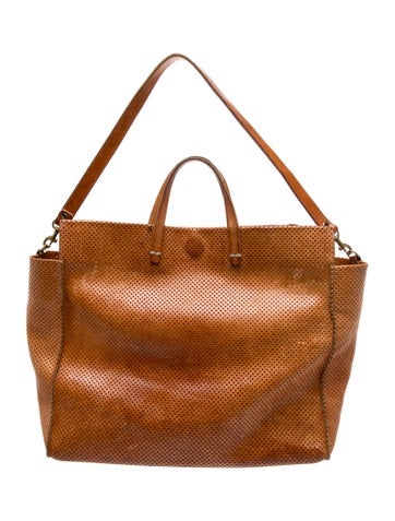 Leather Top Handle Bag