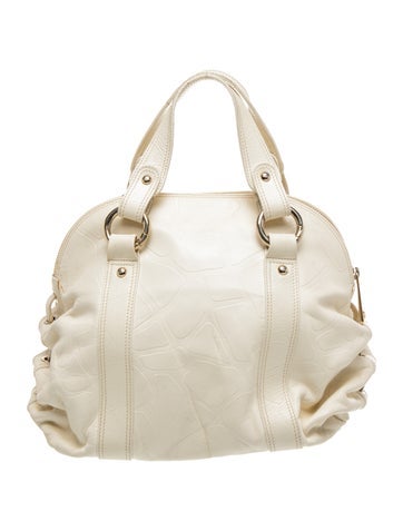 Leather Top Handle Bag