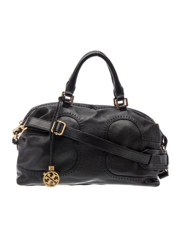 Leather Top Handle Bag