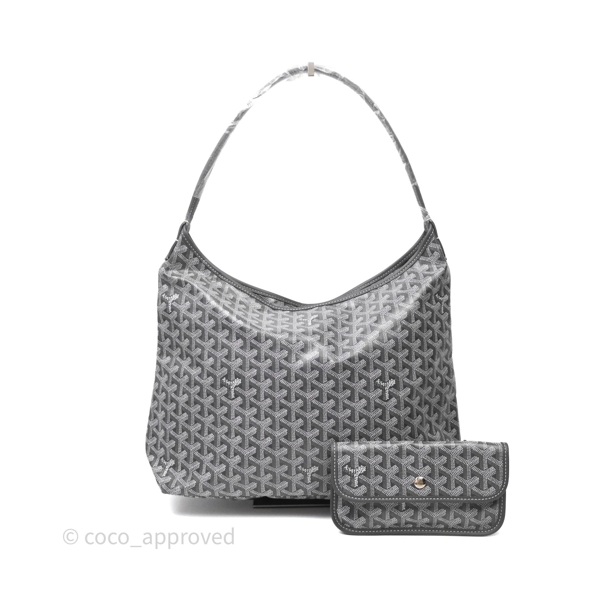Goyard Bohème Hobo Bag Grey Goyardine Canvas
