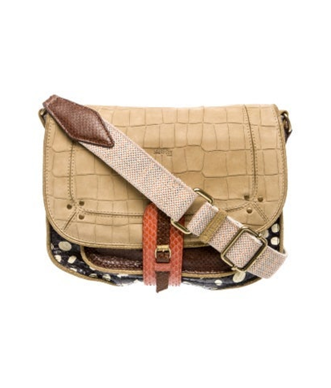 Jerome Dreyfuss Dreyfuss Snakeskin Messenger Bag