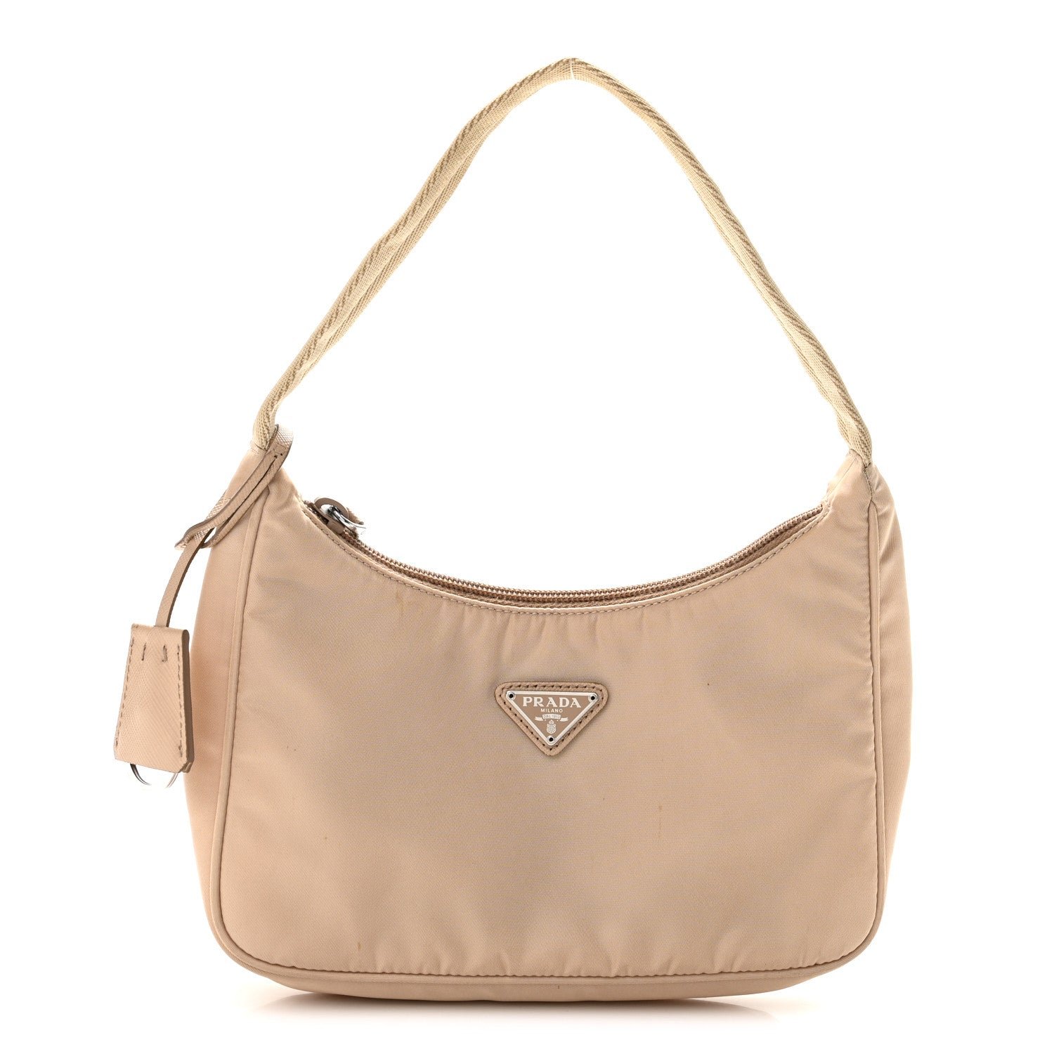 Prada Tessuto Nylon Mini Re-Edition 2000 Bag Cammeo