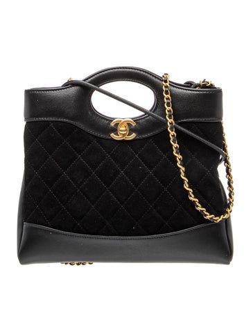 2025 Suede Mini 31 Shopping Bag